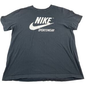 The Nike Tee, Black Nike Sportswear T-Shirt, Mens Size Large